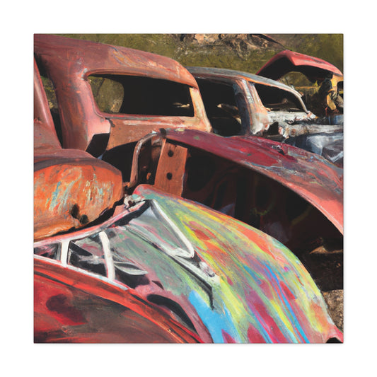 "Colorful Expressions: Conrad Steevens Canvas Art Collection" - Canvas