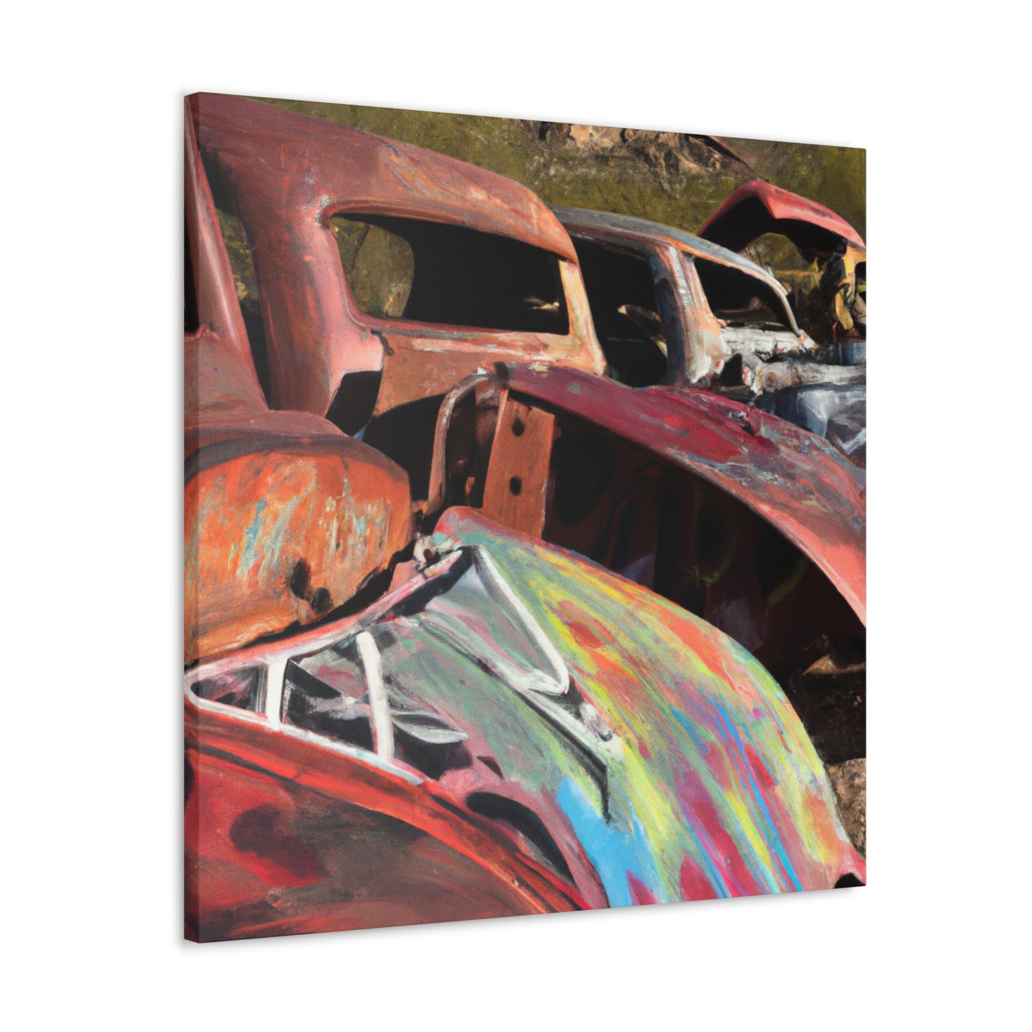 "Colorful Expressions: Conrad Steevens Canvas Art Collection" - Canvas