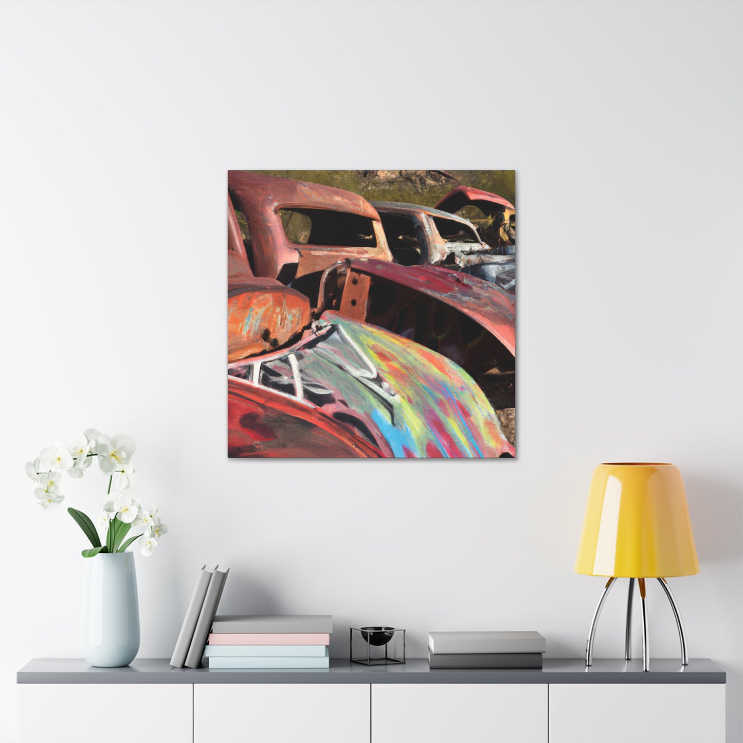 "Colorful Expressions: Conrad Steevens Canvas Art Collection" - Canvas