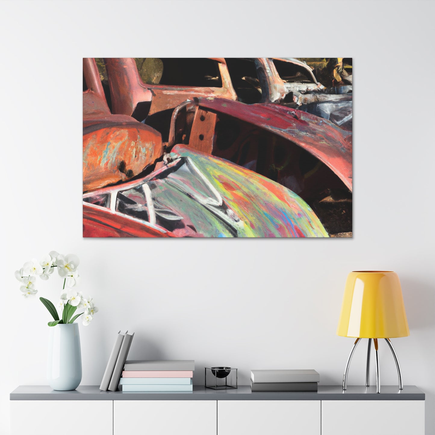 "Colorful Expressions: Conrad Steevens Canvas Art Collection" - Canvas