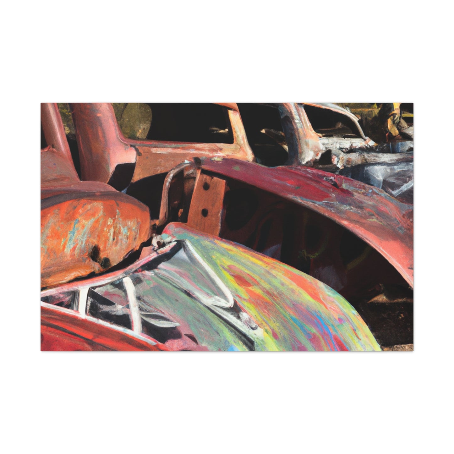 "Colorful Expressions: Conrad Steevens Canvas Art Collection" - Canvas